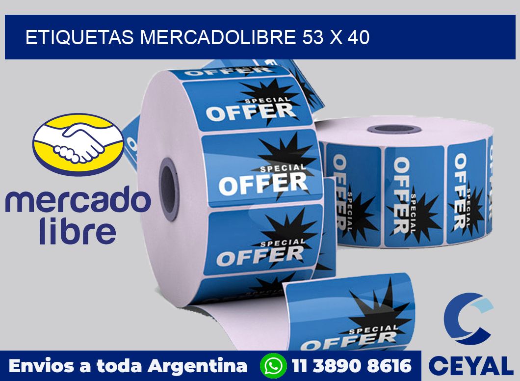 etiquetas mercadolibre 53 x 40