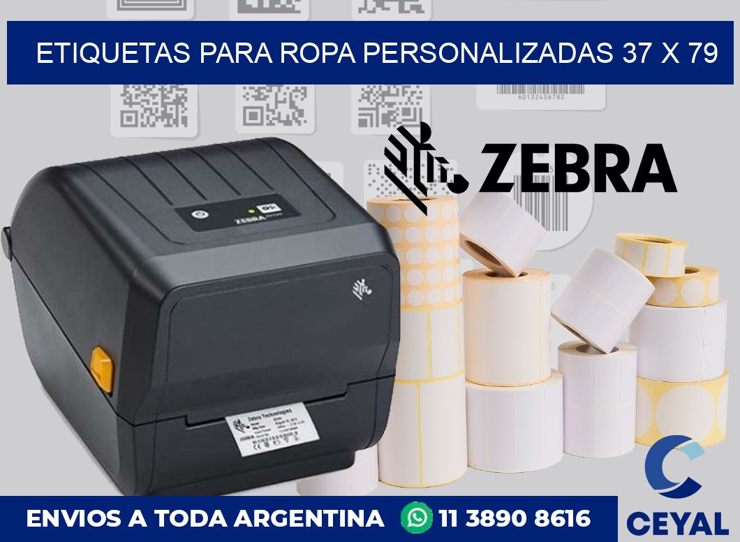 etiquetas para ropa personalizadas 37 x 79