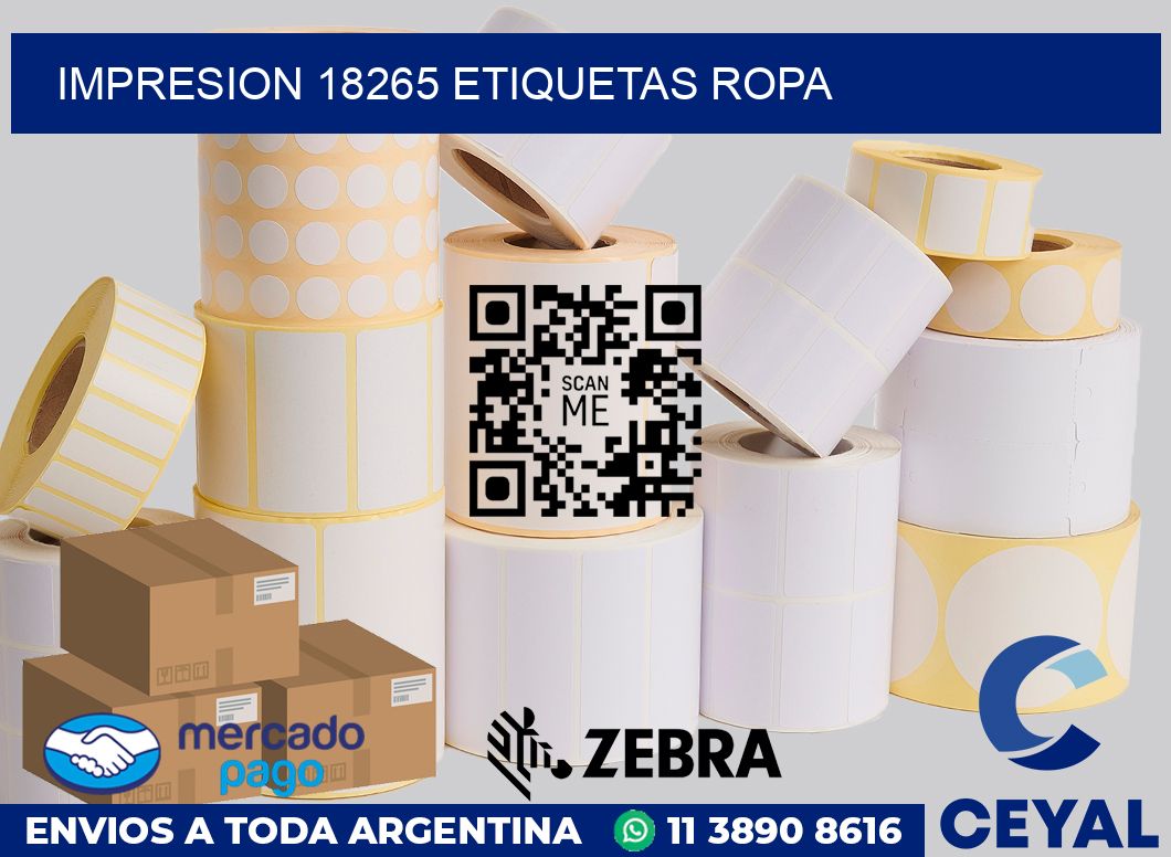 impresion 18265 etiquetas ropa