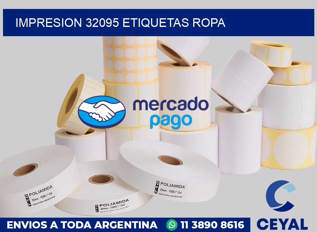 impresion 32095 etiquetas ropa