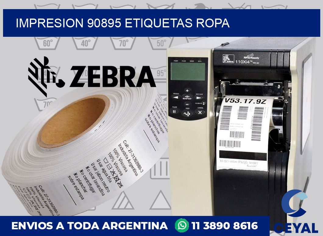 impresion 90895 etiquetas ropa