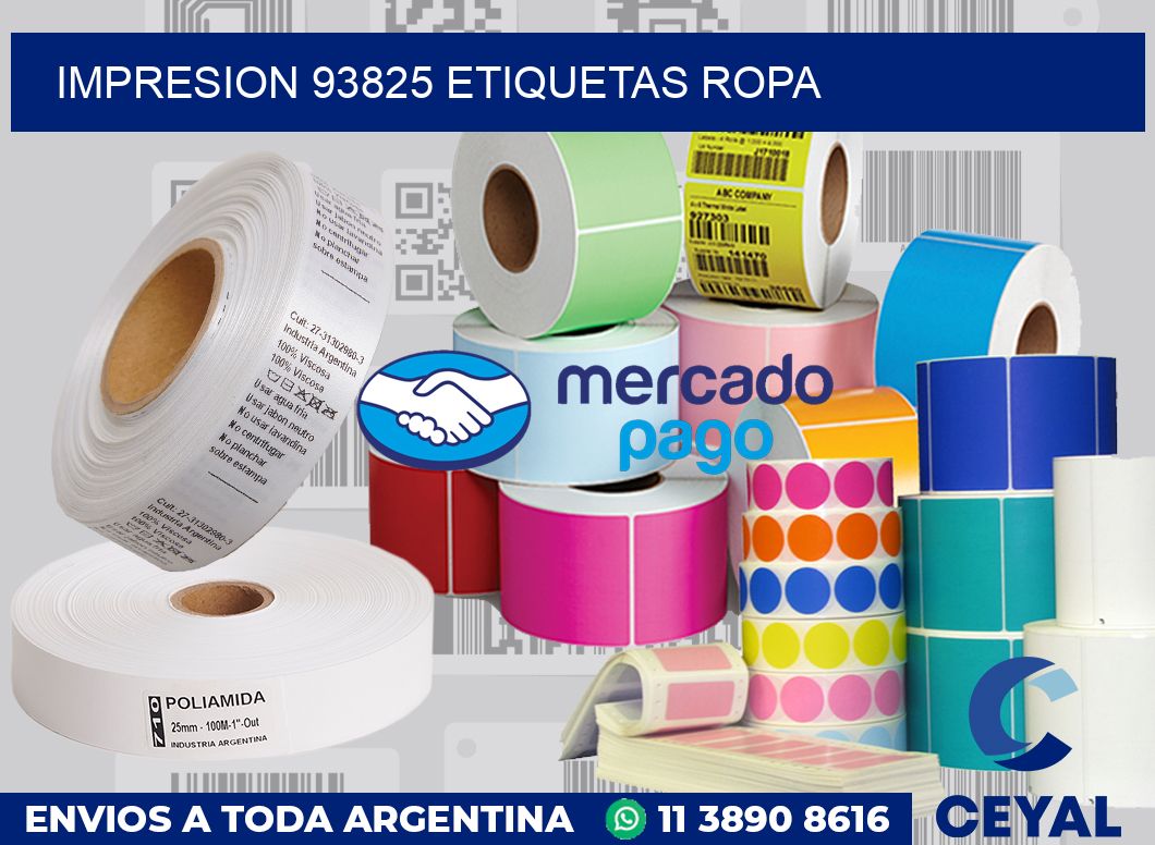 impresion 93825 etiquetas ropa