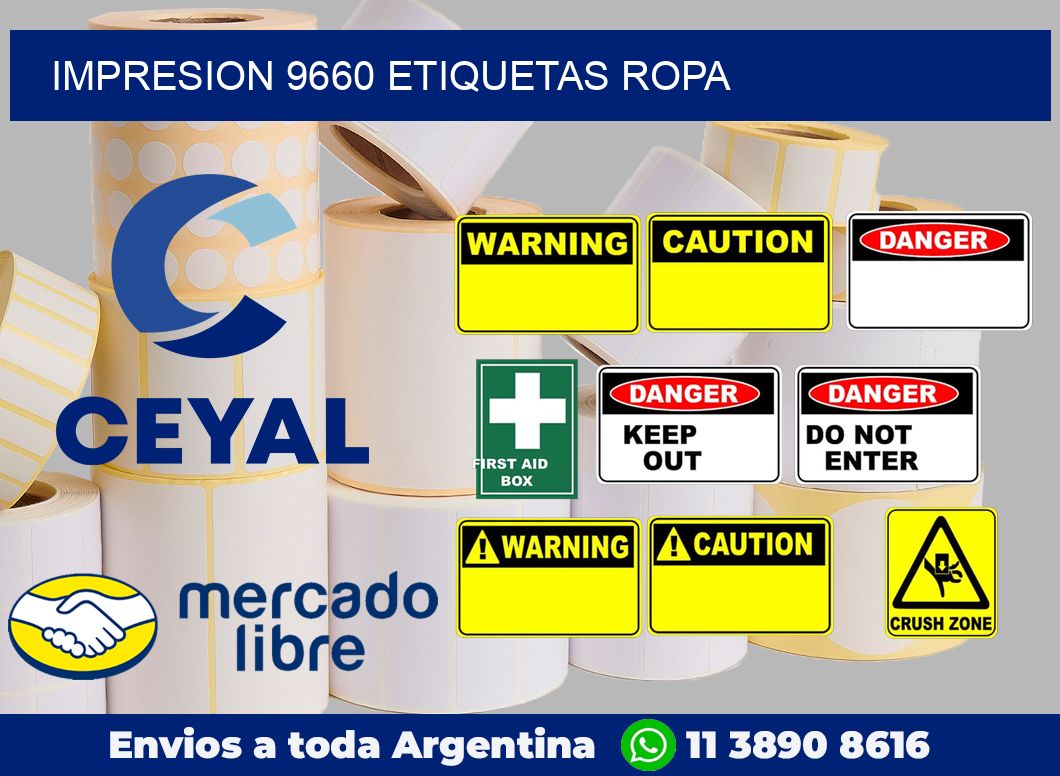 impresion 9660 etiquetas ropa