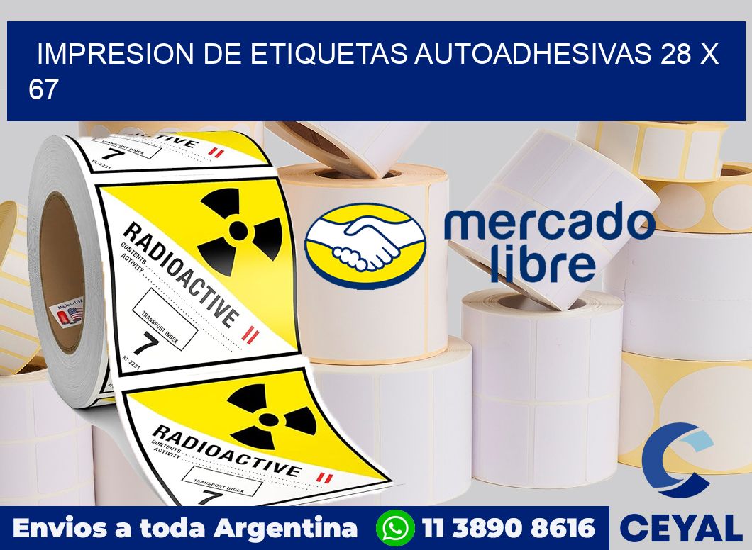 impresion de etiquetas autoadhesivas 28 x 67