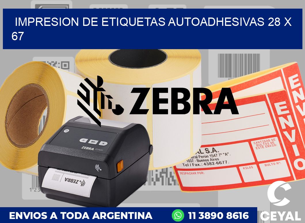 impresion de etiquetas autoadhesivas 28 x 67
