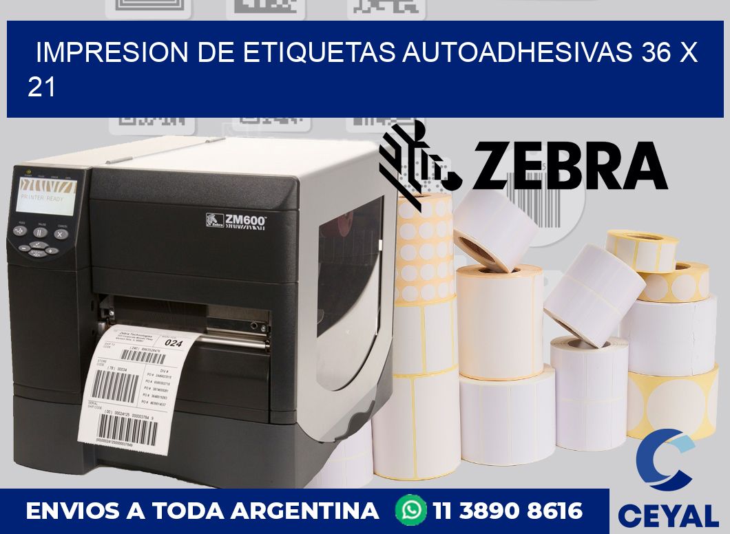impresion de etiquetas autoadhesivas 36 x 21