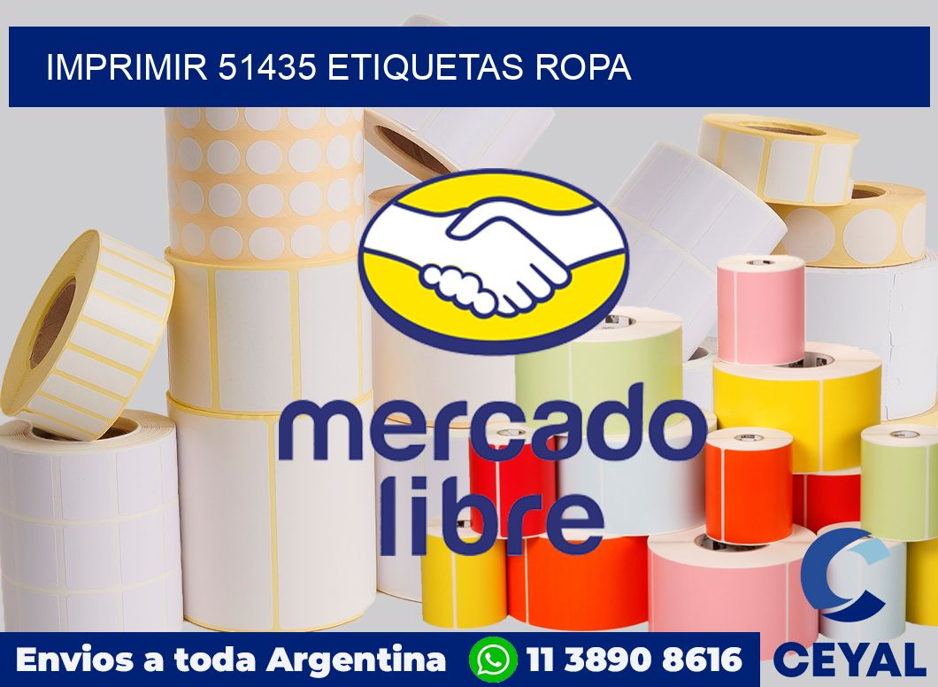 imprimir 51435 etiquetas ropa
