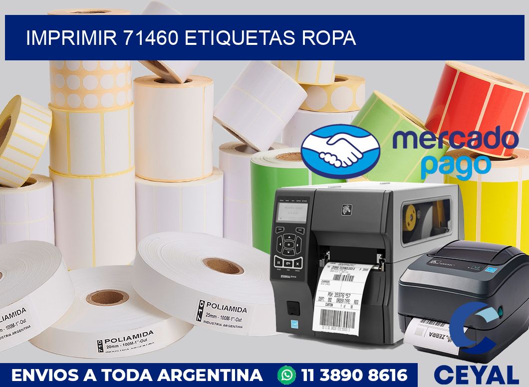 imprimir 71460 etiquetas ropa