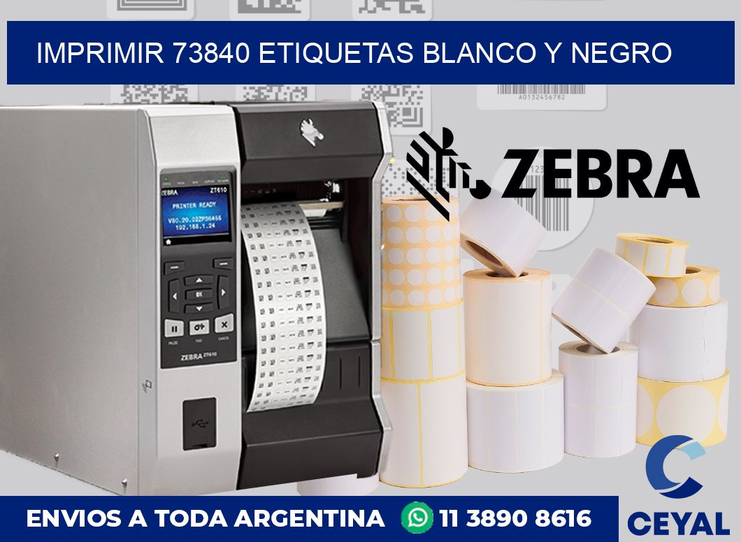 imprimir 73840 etiquetas blanco y negro