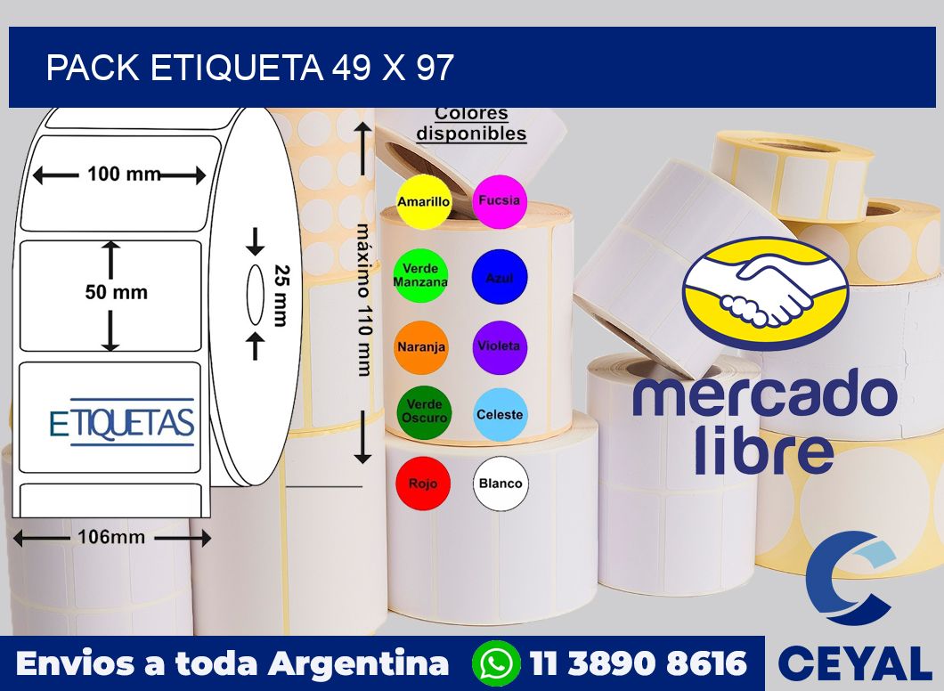 pack etiqueta 49 x 97