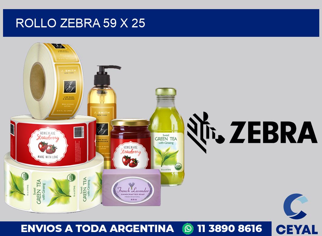 rollo zebra 59 x 25