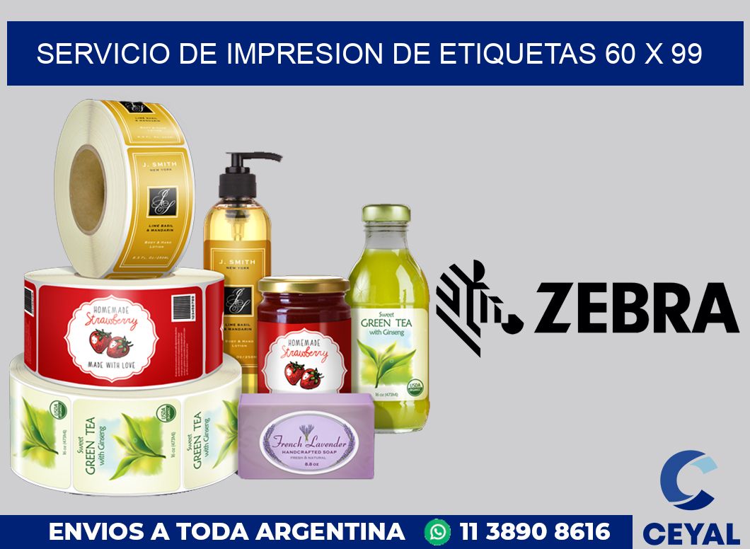 servicio de impresion de etiquetas 60 x 99
