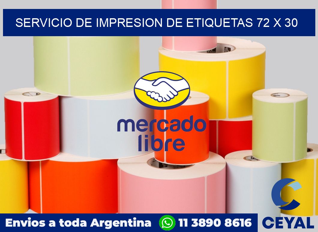 servicio de impresion de etiquetas 72 x 30
