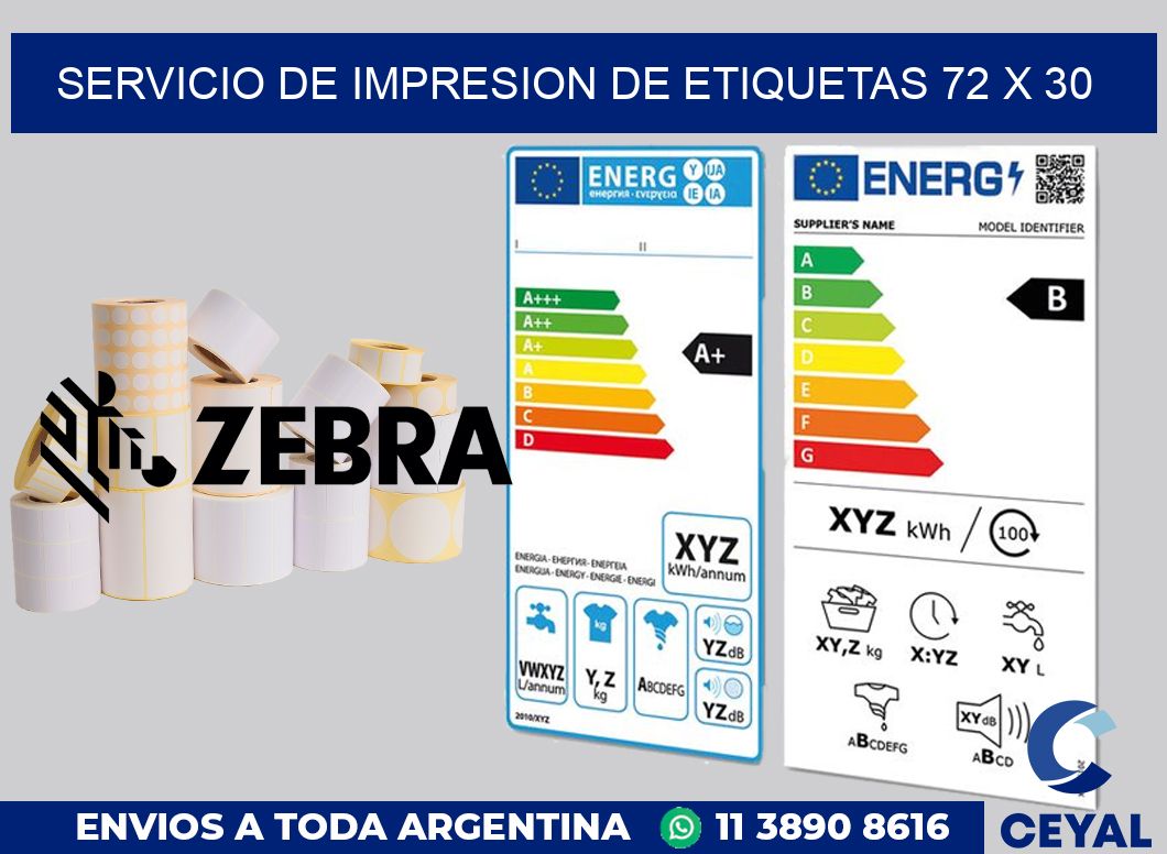 servicio de impresion de etiquetas 72 x 30
