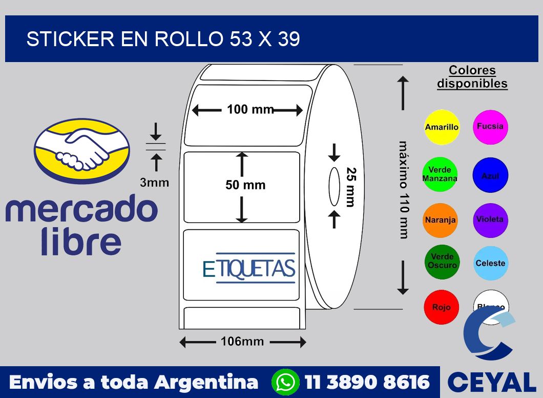 sticker en rollo 53 x 39