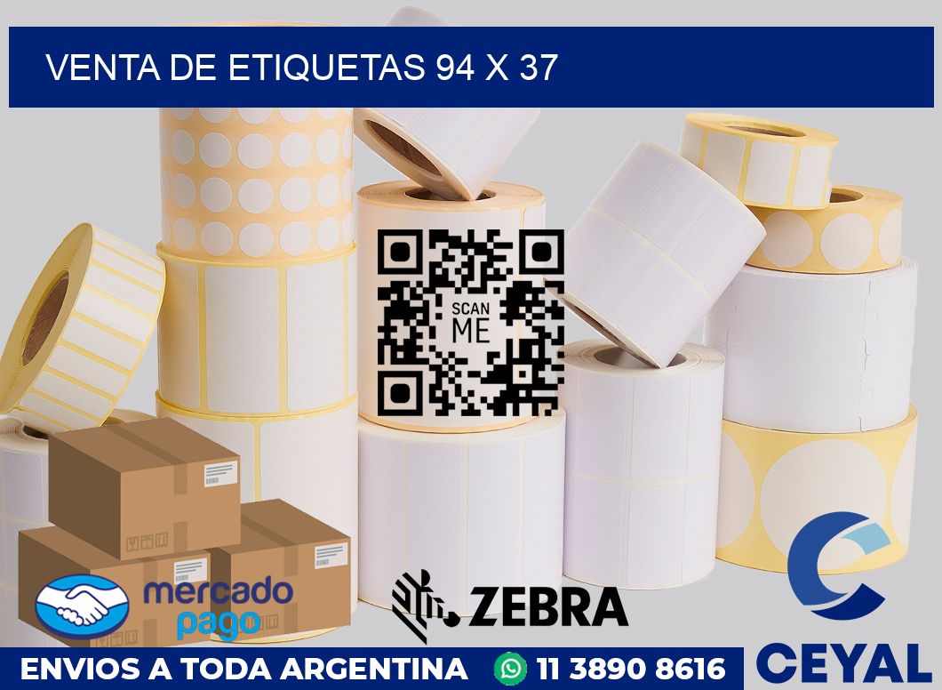 venta de etiquetas 94 x 37