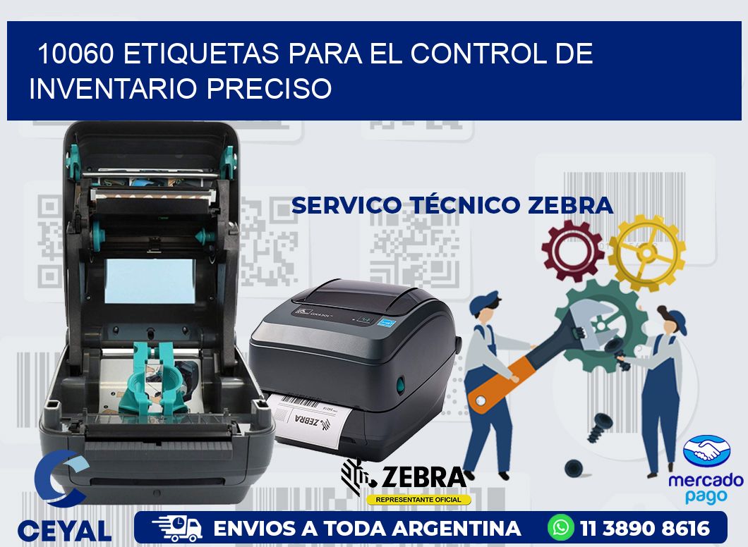 10060 ETIQUETAS PARA EL CONTROL DE INVENTARIO PRECISO