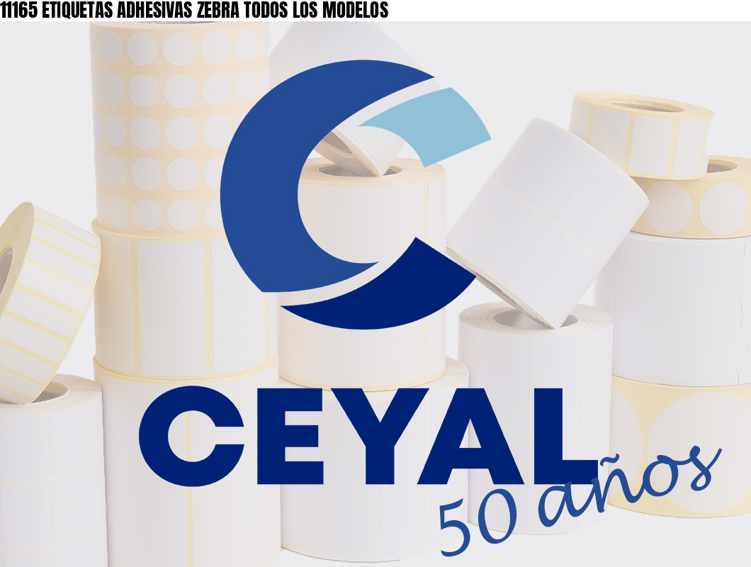 11165 ETIQUETAS ADHESIVAS ZEBRA TODOS LOS MODELOS