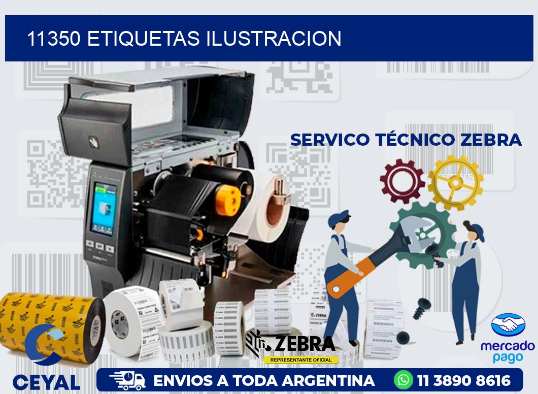 11350 ETIQUETAS ILUSTRACION