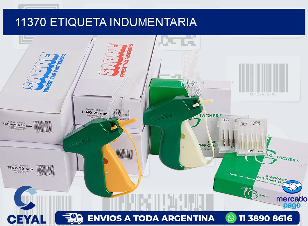 11370 ETIQUETA INDUMENTARIA