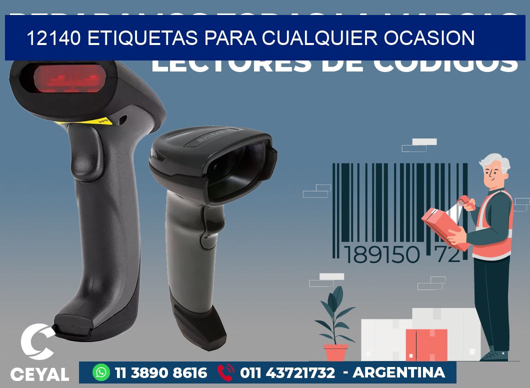 12140 ETIQUETAS PARA CUALQUIER OCASION