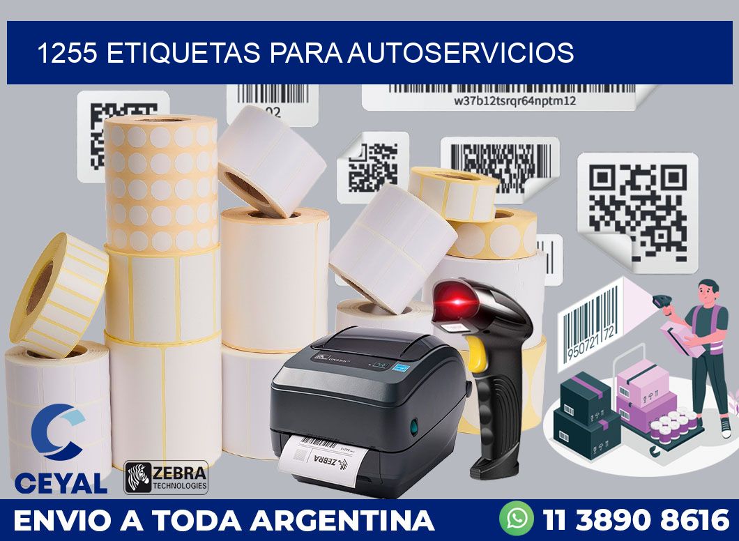 1255 ETIQUETAS PARA AUTOSERVICIOS
