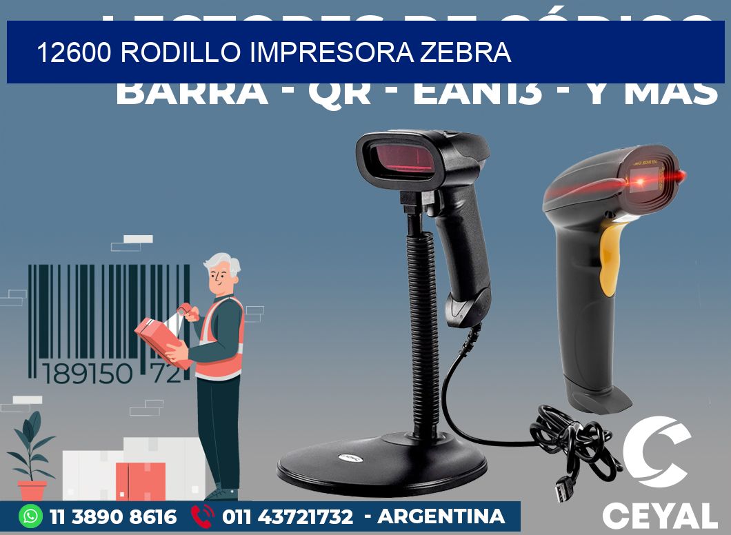 12600 RODILLO IMPRESORA ZEBRA