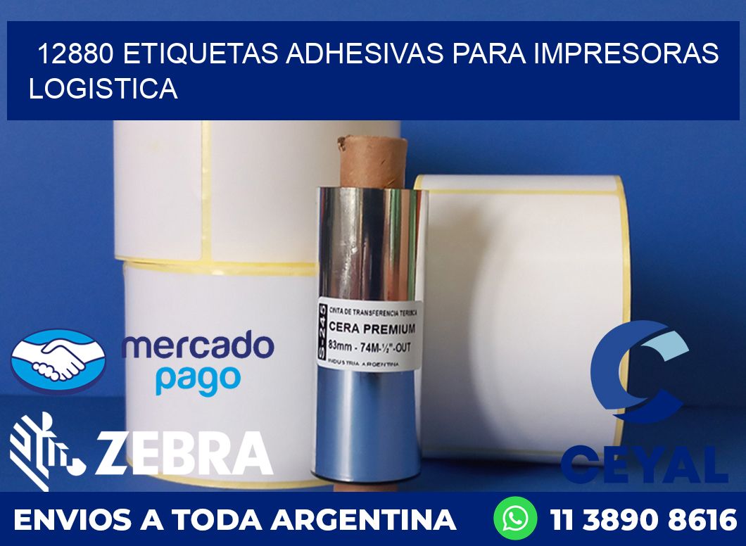 12880 ETIQUETAS ADHESIVAS PARA IMPRESORAS LOGISTICA