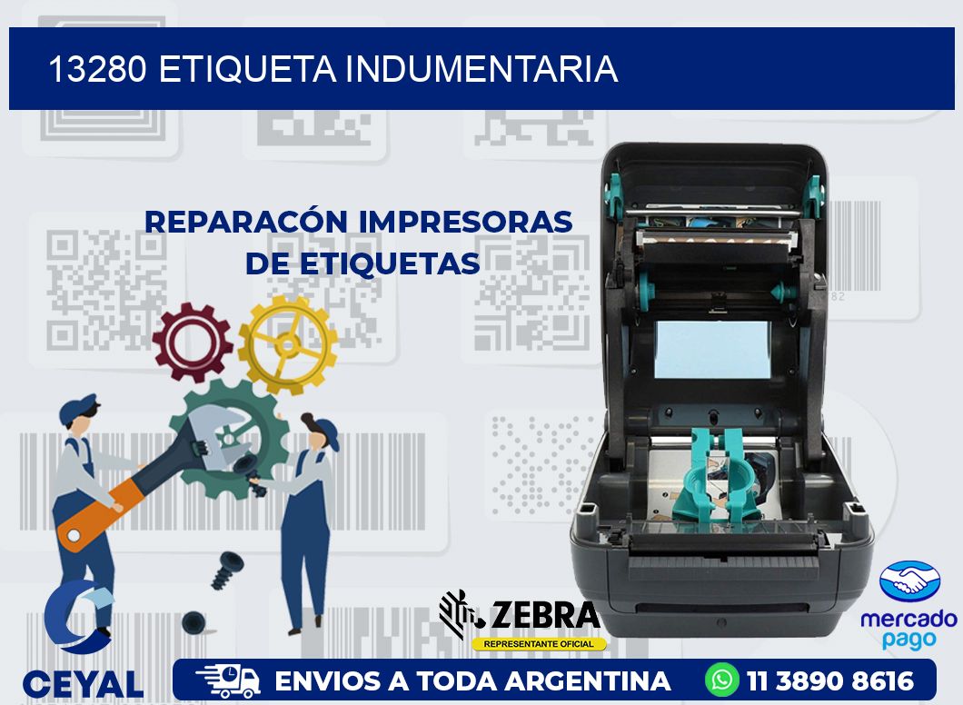 13280 ETIQUETA INDUMENTARIA