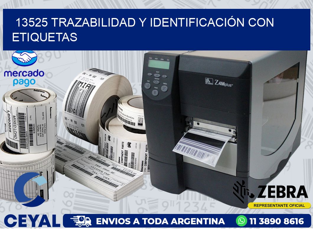 13525 TRAZABILIDAD Y IDENTIFICACIÓN CON ETIQUETAS