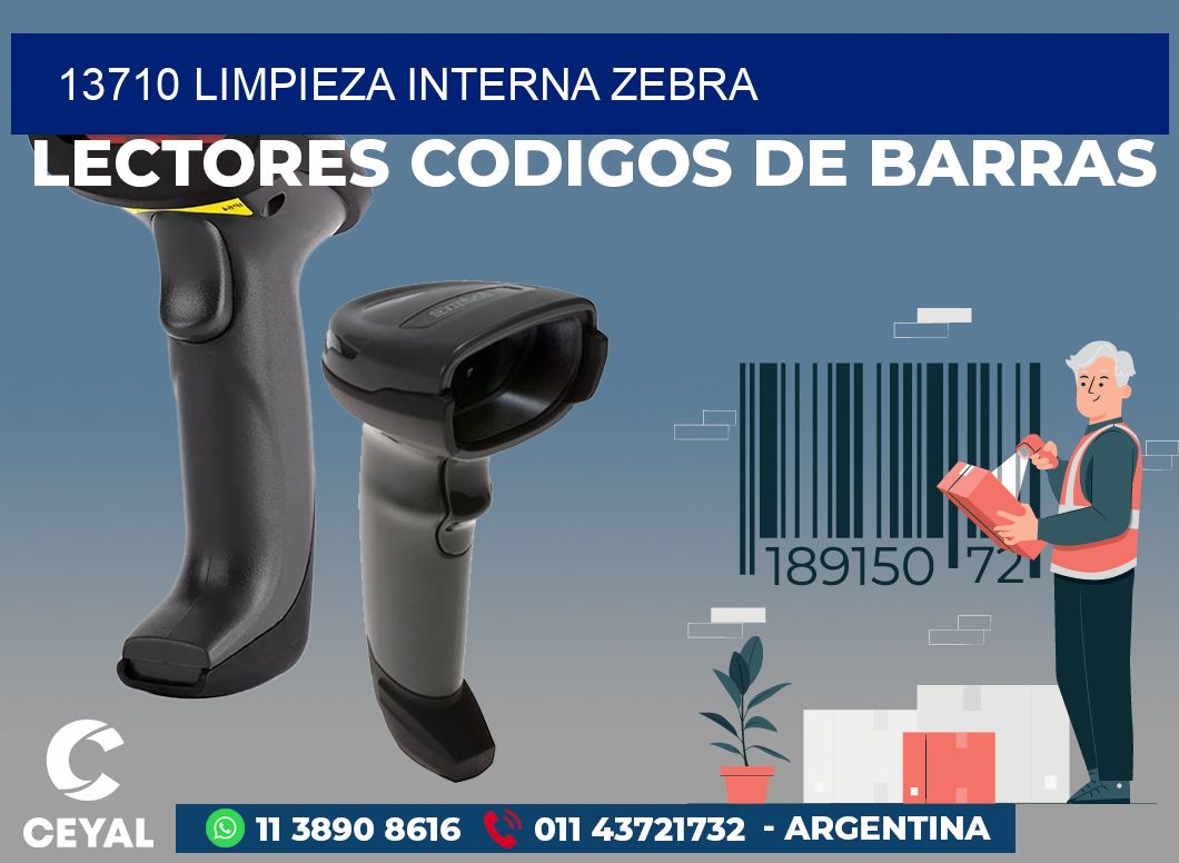 13710 LIMPIEZA INTERNA ZEBRA