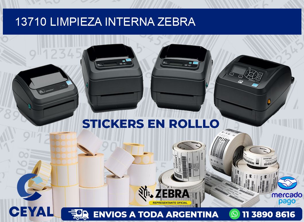 13710 LIMPIEZA INTERNA ZEBRA