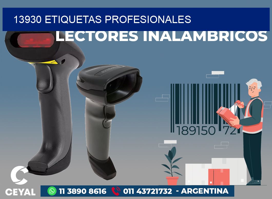 13930 ETIQUETAS PROFESIONALES