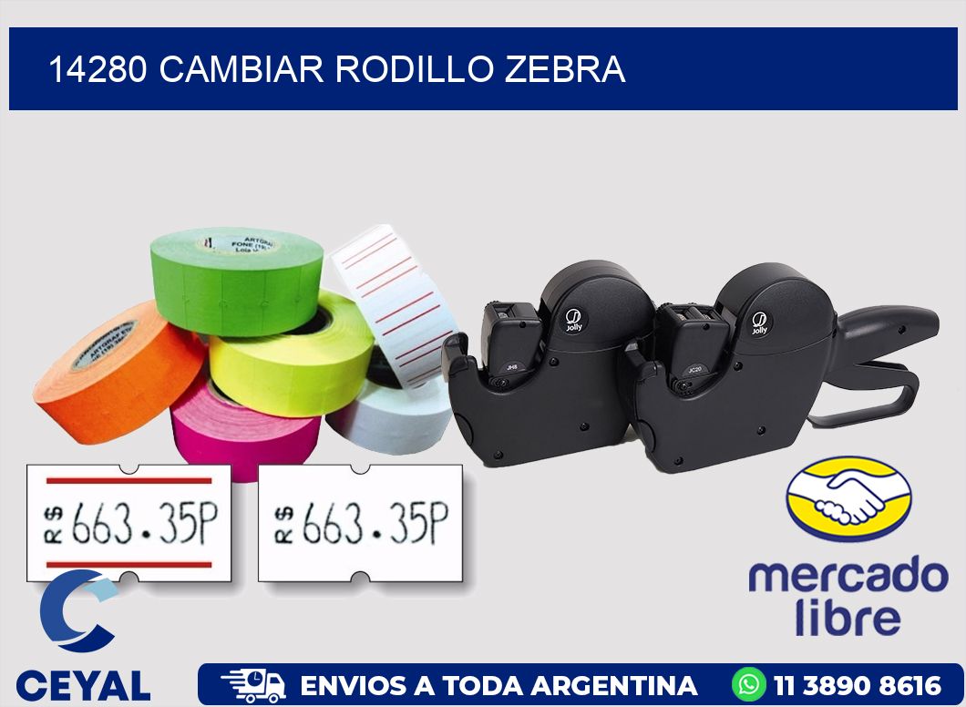 14280 CAMBIAR RODILLO ZEBRA