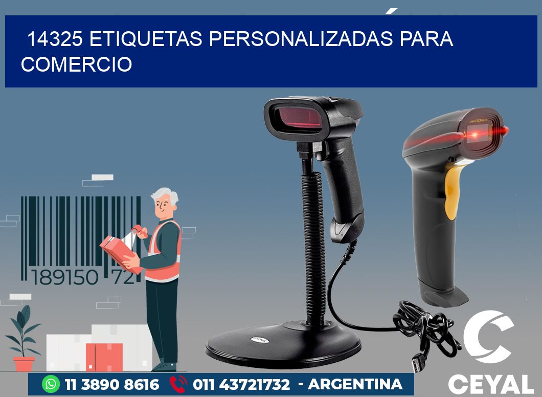 14325 ETIQUETAS PERSONALIZADAS PARA COMERCIO