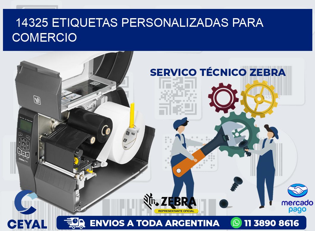 14325 ETIQUETAS PERSONALIZADAS PARA COMERCIO