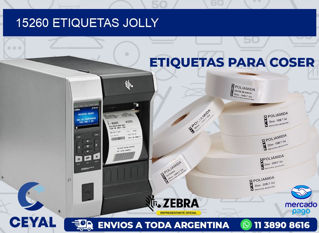15260 ETIQUETAS JOLLY