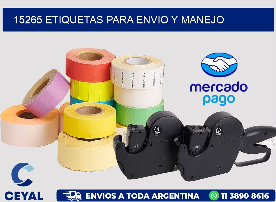 15265 ETIQUETAS PARA ENVIO Y MANEJO