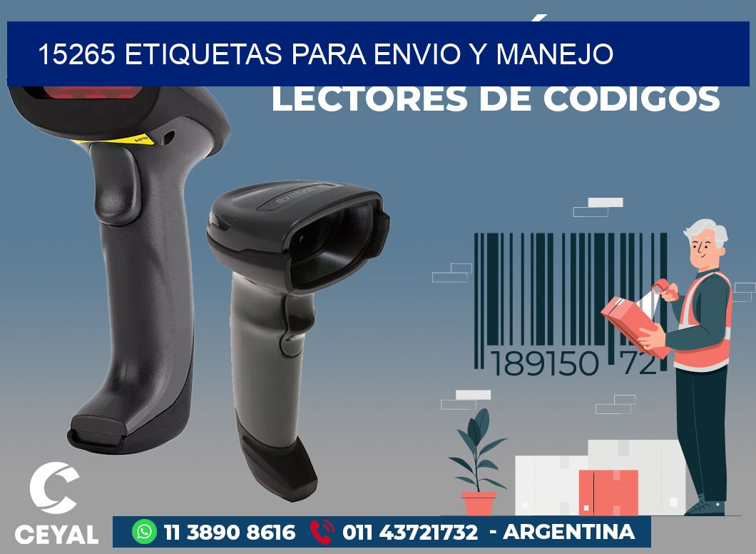 15265 ETIQUETAS PARA ENVIO Y MANEJO