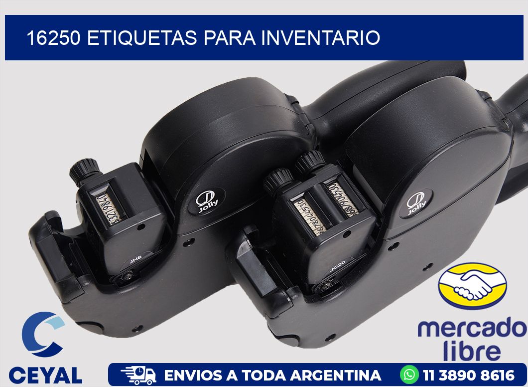 16250 ETIQUETAS PARA INVENTARIO