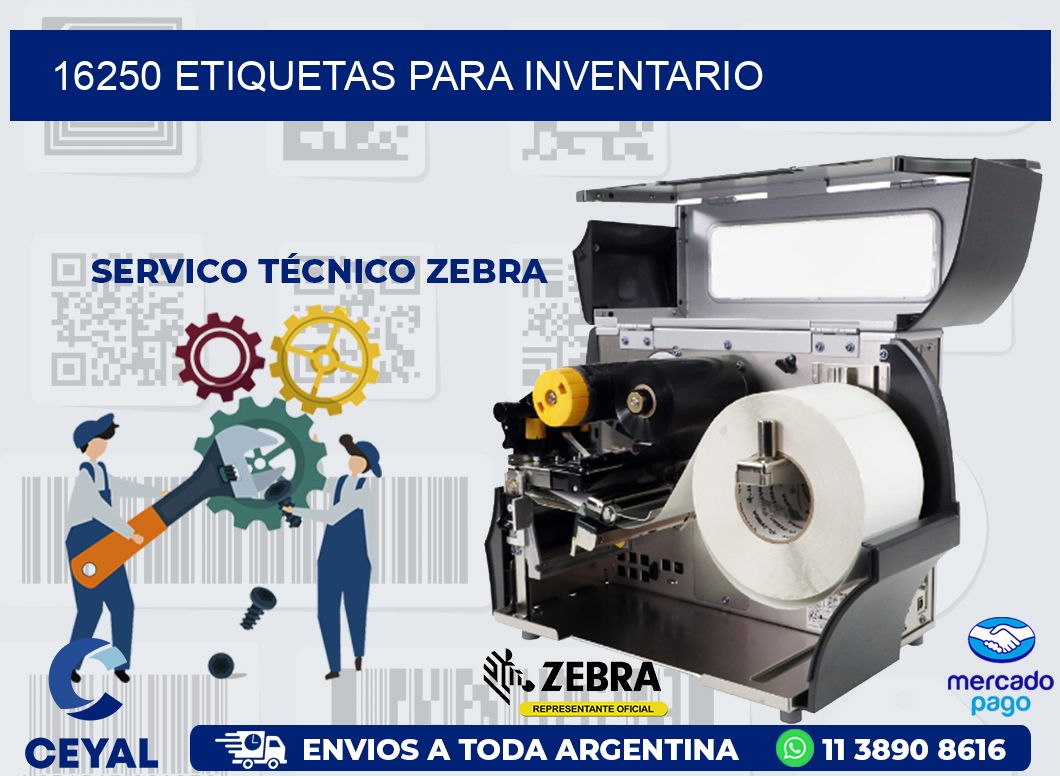 16250 ETIQUETAS PARA INVENTARIO