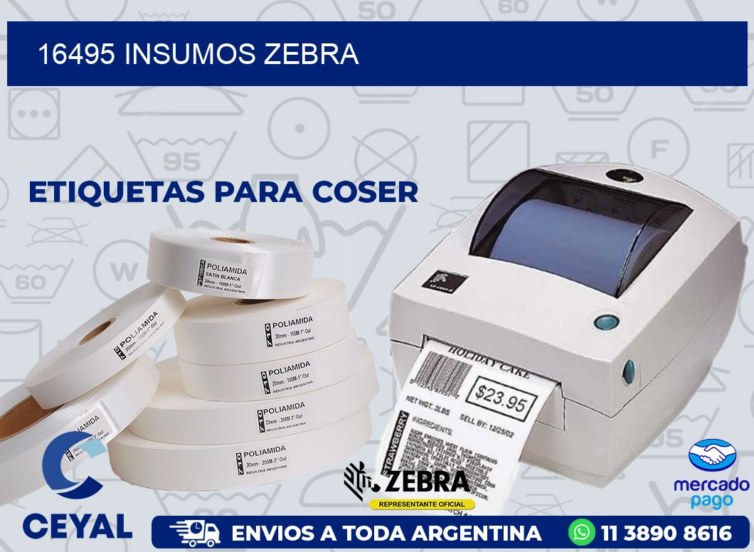 16495 INSUMOS ZEBRA