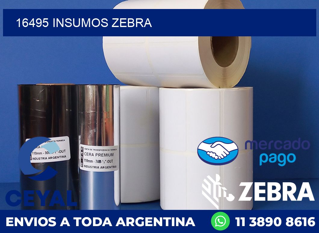 16495 INSUMOS ZEBRA