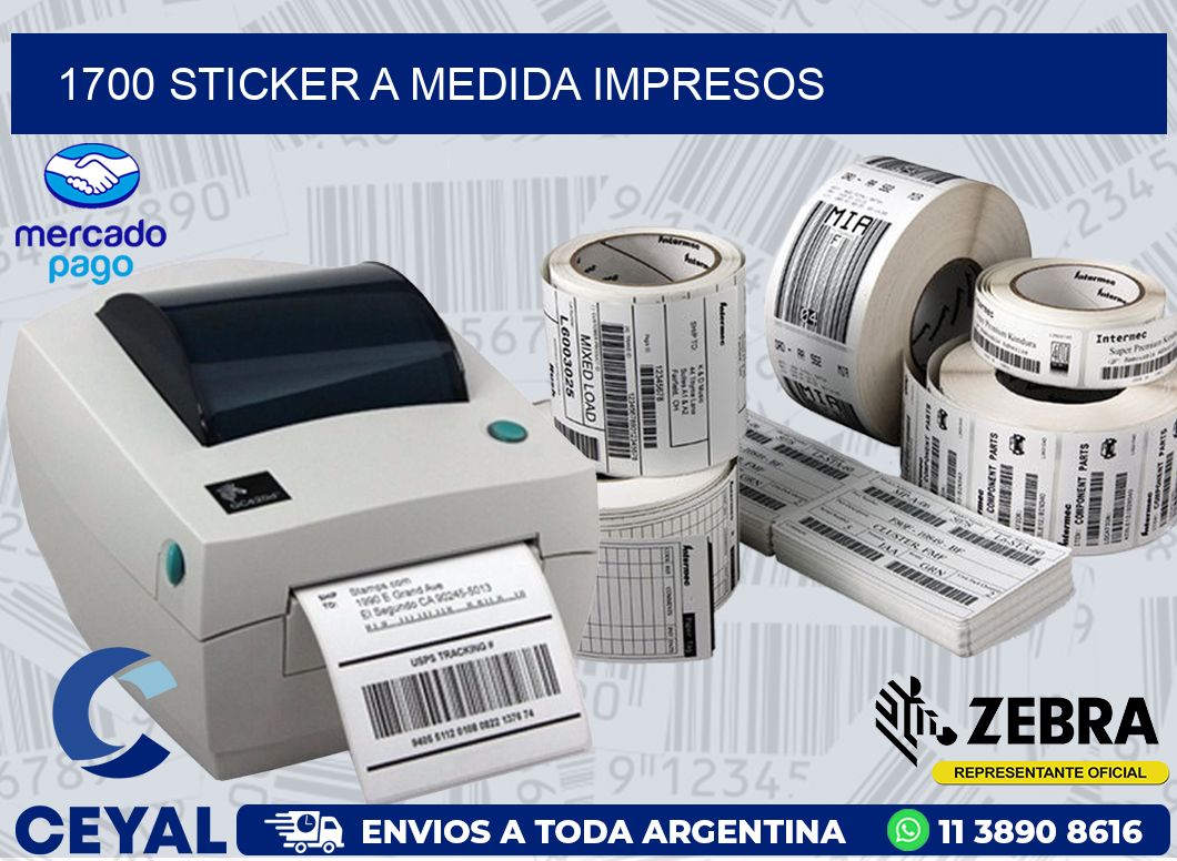 1700 STICKER A MEDIDA IMPRESOS