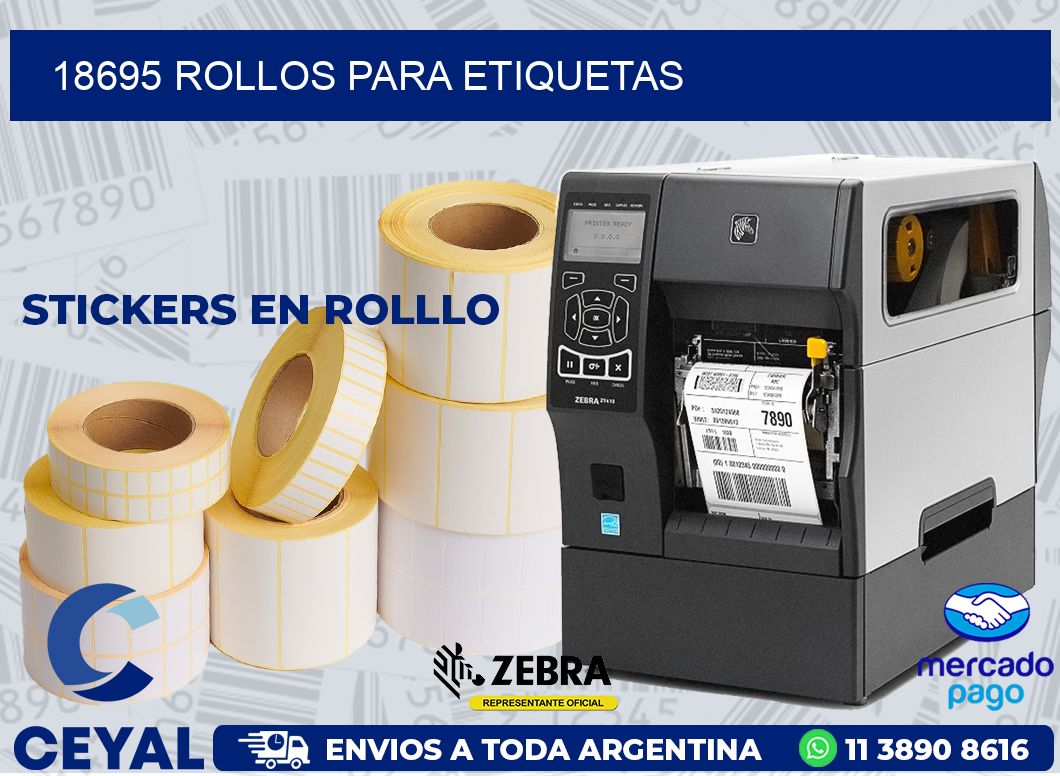 18695 ROLLOS PARA ETIQUETAS