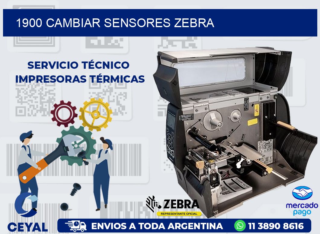 1900 CAMBIAR SENSORES ZEBRA