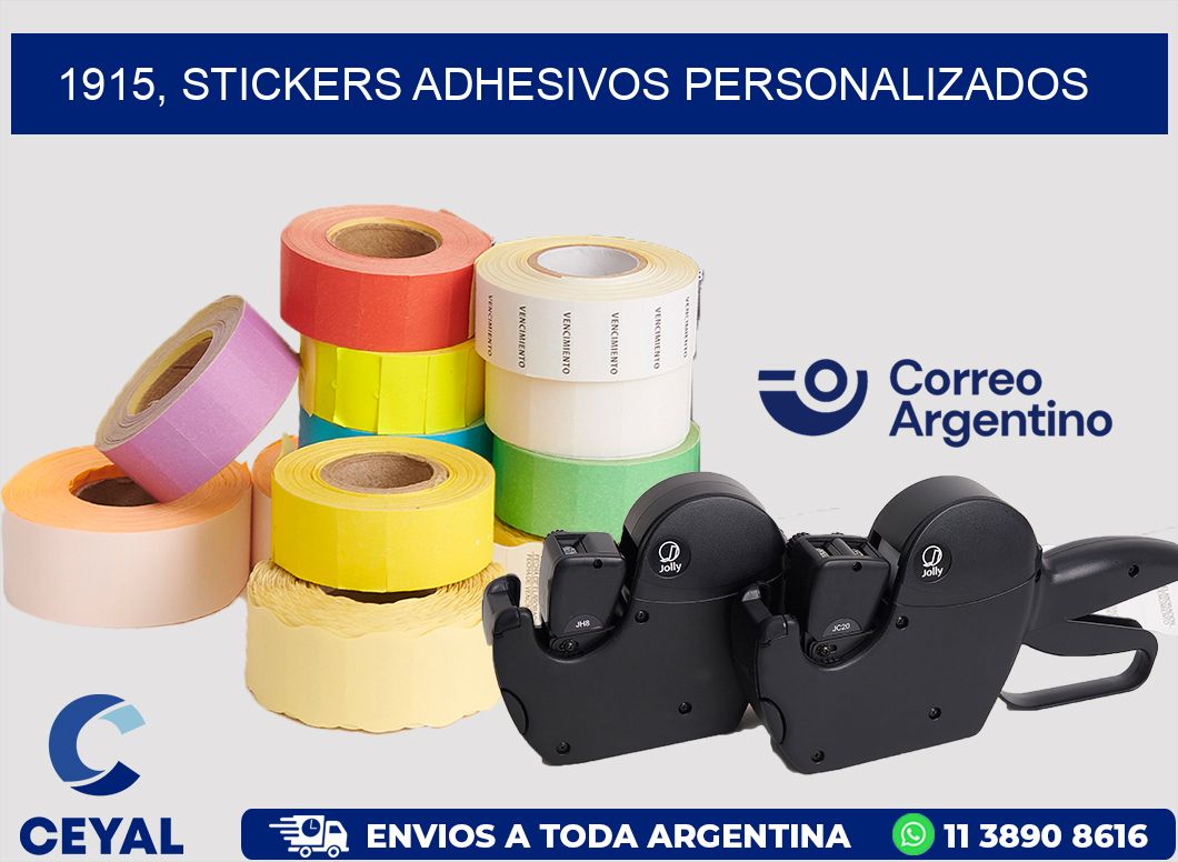 1915, stickers adhesivos personalizados