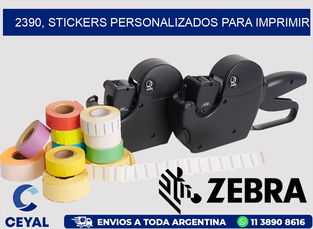 2390, stickers personalizados para imprimir