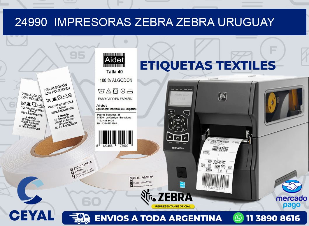 24990 IMPRESORAS ZEBRA ZEBRA URUGUAY