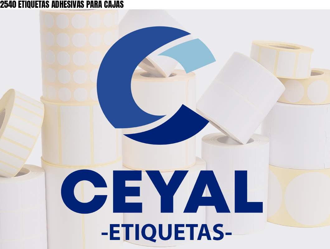 2540 ETIQUETAS ADHESIVAS PARA CAJAS